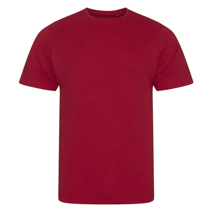 Fire Red - Front - Awdis Mens Cascade Ecologie Organic T-Shirt