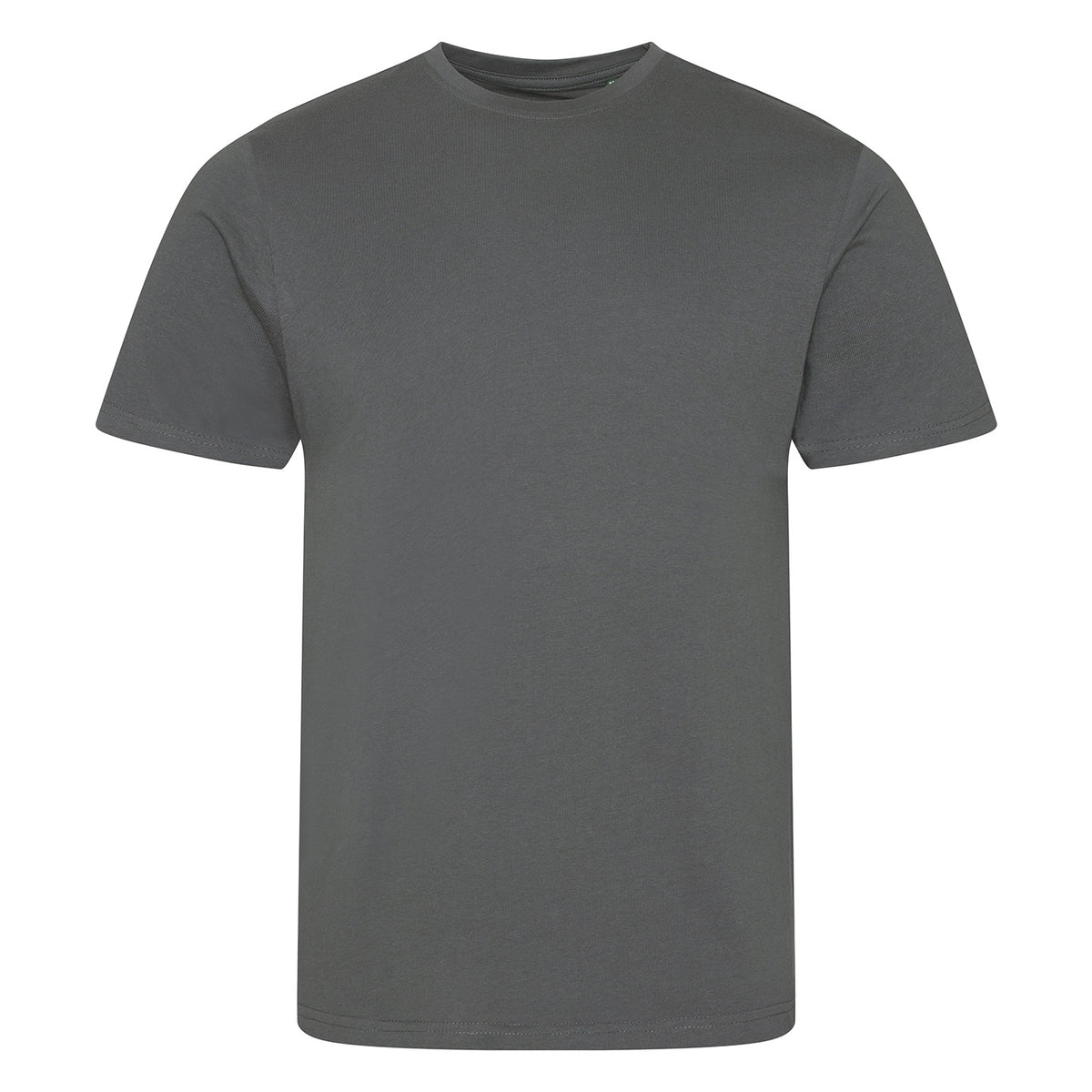 Charcoal - Front - Awdis Mens Cascade Ecologie Organic T-Shirt