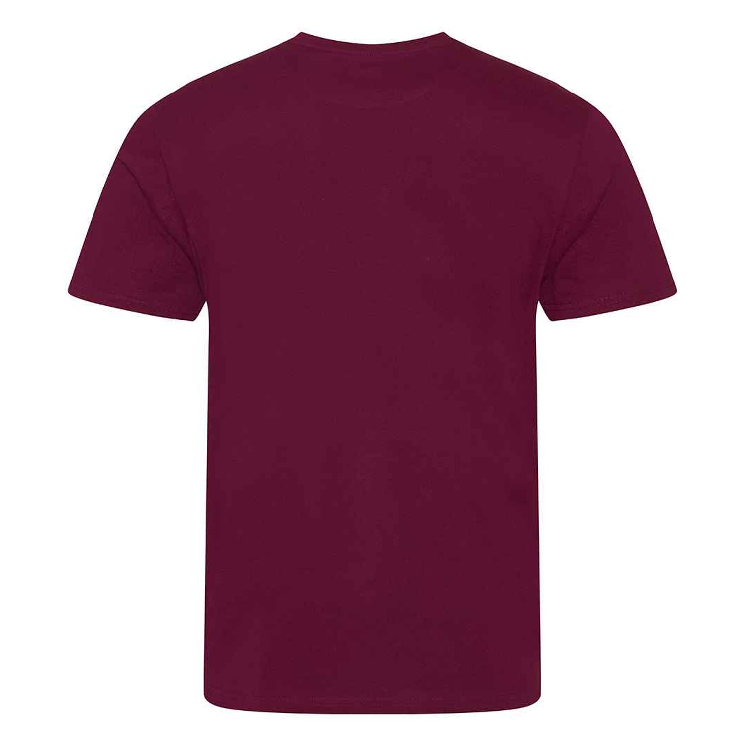 Burgundy - Back - Awdis Mens Cascade Ecologie Organic T-Shirt