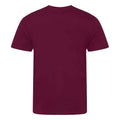 Burgundy - Back - Awdis Mens Cascade Ecologie Organic T-Shirt
