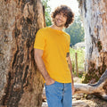 Mustard Yellow - Back - Awdis Mens Cascade Ecologie Organic T-Shirt