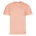 Soft Peach - Front - Awdis Mens Cascade Ecologie Organic T-Shirt