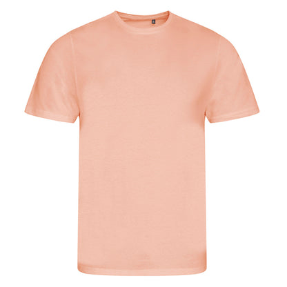 Soft Peach - Front - Awdis Mens Cascade Ecologie Organic T-Shirt