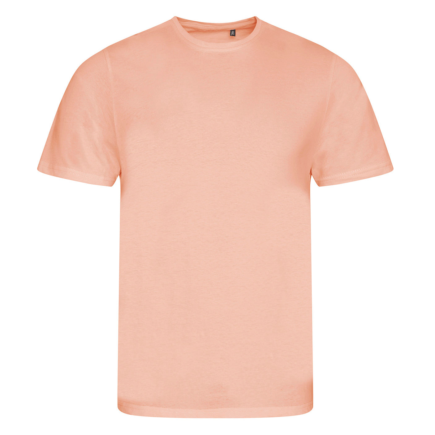 Soft Peach - Front - Awdis Mens Cascade Ecologie Organic T-Shirt