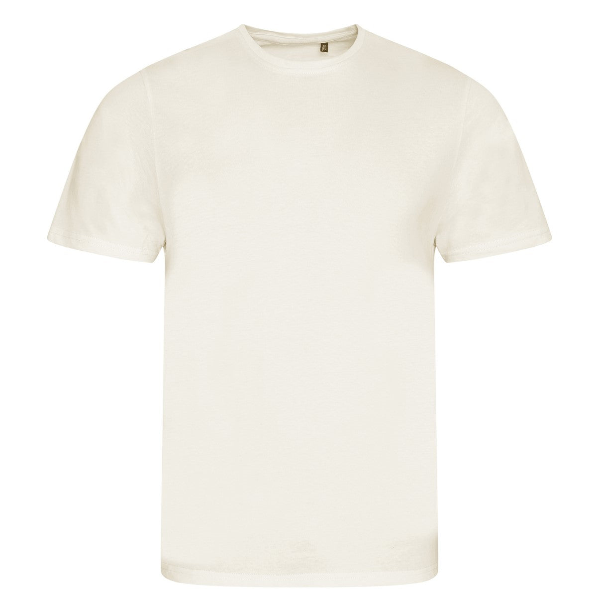 Natural - Front - Awdis Mens Cascade Ecologie Organic T-Shirt