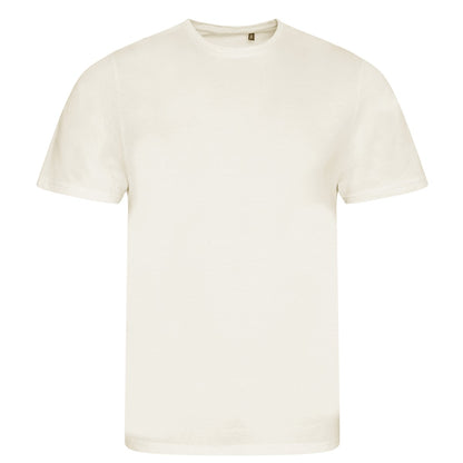 Natural - Front - Awdis Mens Cascade Ecologie Organic T-Shirt