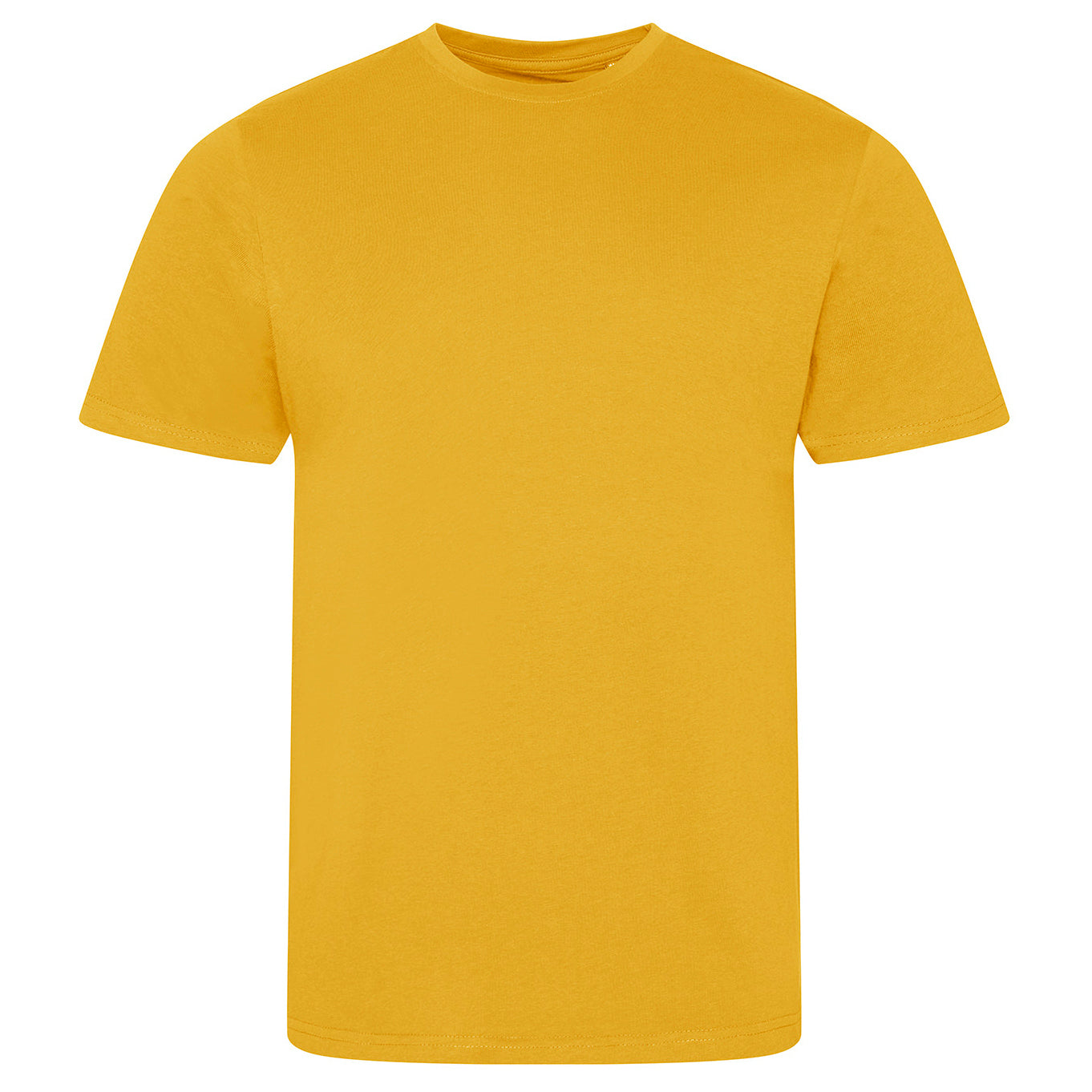 Mustard Yellow - Front - Awdis Mens Cascade Ecologie Organic T-Shirt