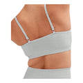 Cool Grey - Back - TriDri Womens-Ladies Melange Seamless 3D Sports Bra