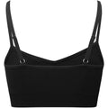 Black - Back - TriDri Womens-Ladies Recycled Seamless 3D Sports Bra