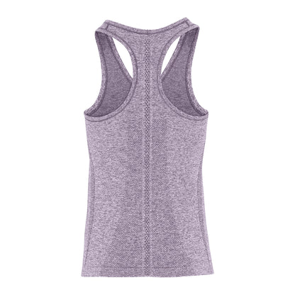 Purple - Back - TriDri Womens-Ladies Multi Sport Sculpted Seamless 3D Vest
