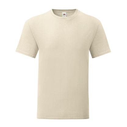 Natural - Front - Fruit of the Loom Mens Iconic 150 T-Shirt