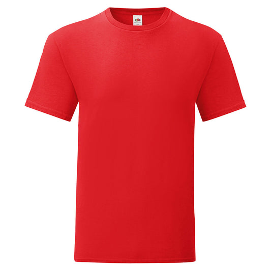 Red - Front - Fruit of the Loom Mens Iconic 150 T-Shirt