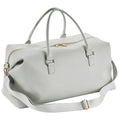 Soft Grey - Front - Bagbase Womens-Ladies Boutique Weekender Holdall
