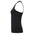 Black - Side - TriDri Womens-Ladies Recycled Seamless 3D Vest
