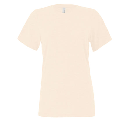 Heather Natural - Front - Bella + Canvas Womens-Ladies Heather T-Shirt