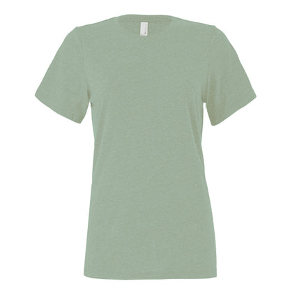 Heather Sage - Front - Bella + Canvas Womens-Ladies Heather T-Shirt