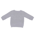 Heather Grey Melange - Front - Babybugz Baby Essential Sweatshirt