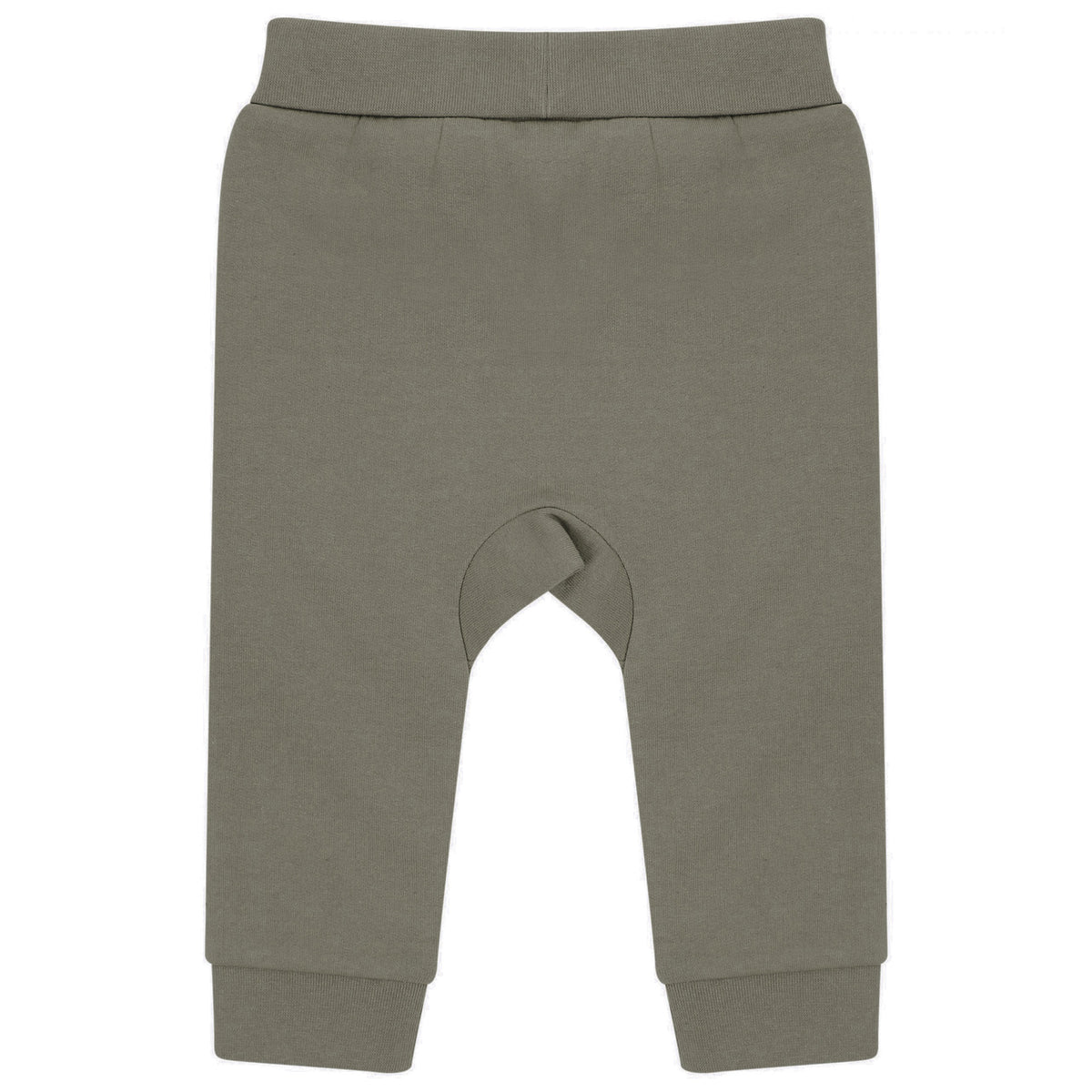 Khaki - Front - Larkwood Baby Sustainable Jogging Bottoms