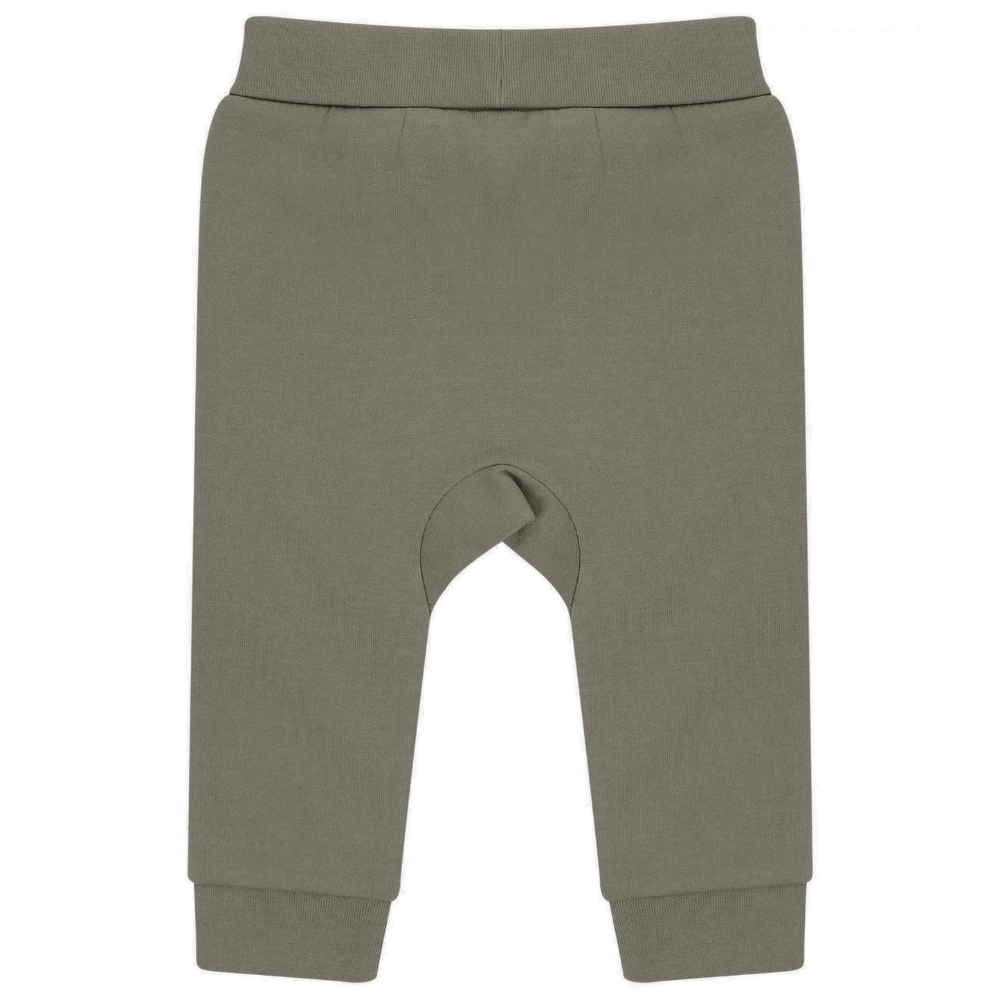 Khaki - Front - Larkwood Baby Sustainable Jogging Bottoms