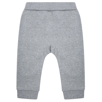 Heather Grey - Front - Larkwood Baby Sustainable Jogging Bottoms