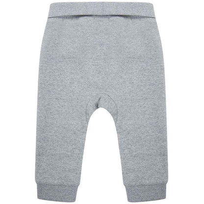 Heather Grey - Back - Larkwood Baby Sustainable Jogging Bottoms