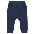 Navy - Front - Larkwood Baby Sustainable Jogging Bottoms