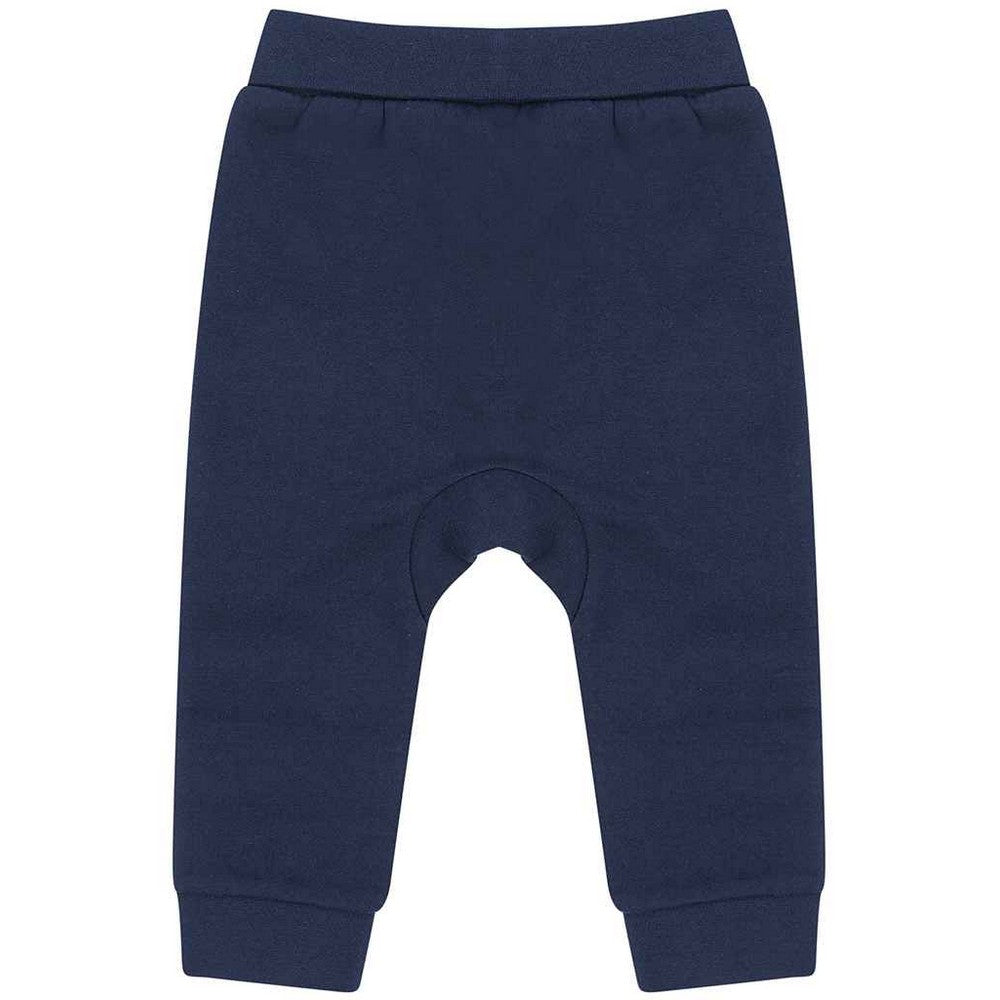 Navy - Back - Larkwood Baby Sustainable Jogging Bottoms