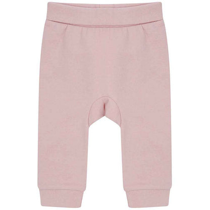 Soft Pink - Back - Larkwood Baby Sustainable Jogging Bottoms