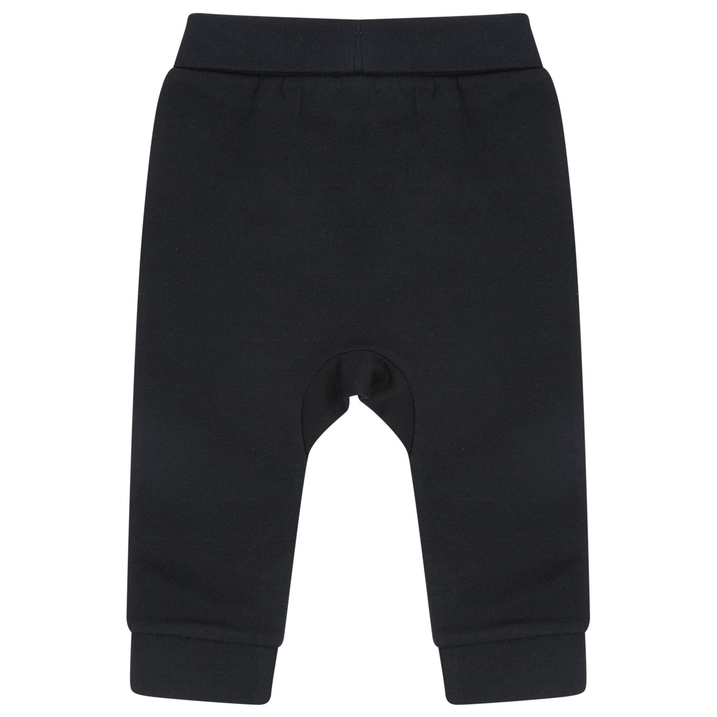 Black - Front - Larkwood Baby Sustainable Jogging Bottoms
