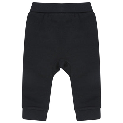 Black - Front - Larkwood Baby Sustainable Jogging Bottoms
