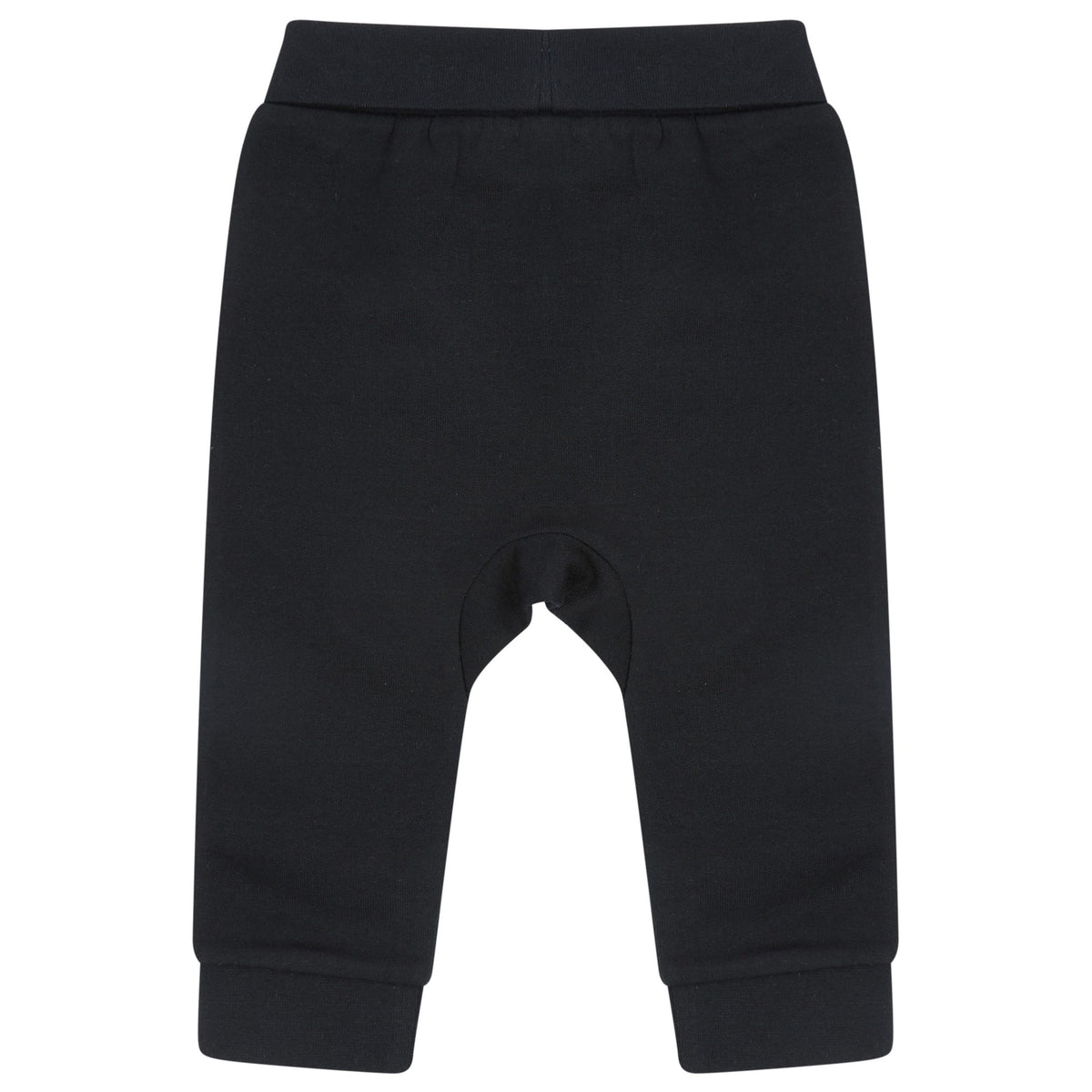 Black - Front - Larkwood Baby Sustainable Jogging Bottoms