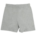 Heather Grey - Back - Skinni Fit Unisex Adult Fashion Sustainable Sweat Shorts