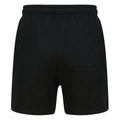 Black - Back - Skinni Fit Unisex Adult Fashion Sustainable Sweat Shorts