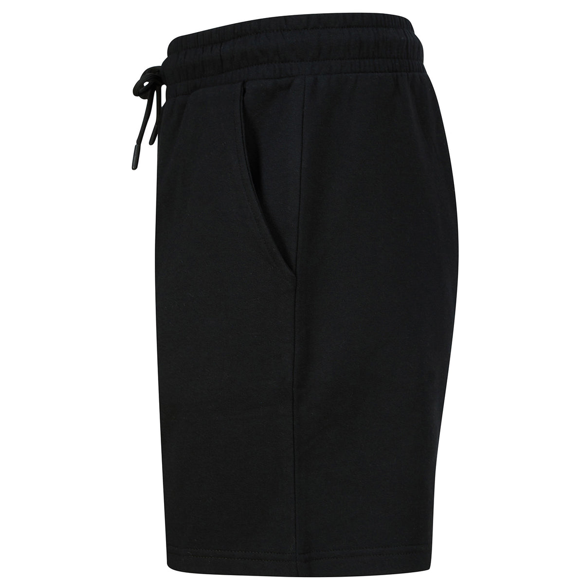 Black - Lifestyle - Skinni Fit Unisex Adult Fashion Sustainable Sweat Shorts