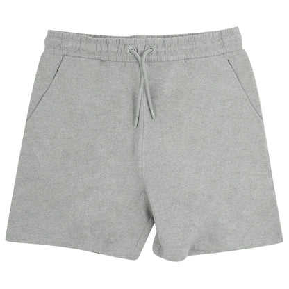 Heather Grey - Front - Skinni Fit Unisex Adult Fashion Sustainable Sweat Shorts