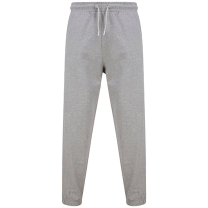 Heather Grey - Front - SF Unisex Adult Fashion Cuffed Jogging Bottoms