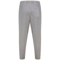 Heather Grey - Side - SF Unisex Adult Fashion Cuffed Jogging Bottoms