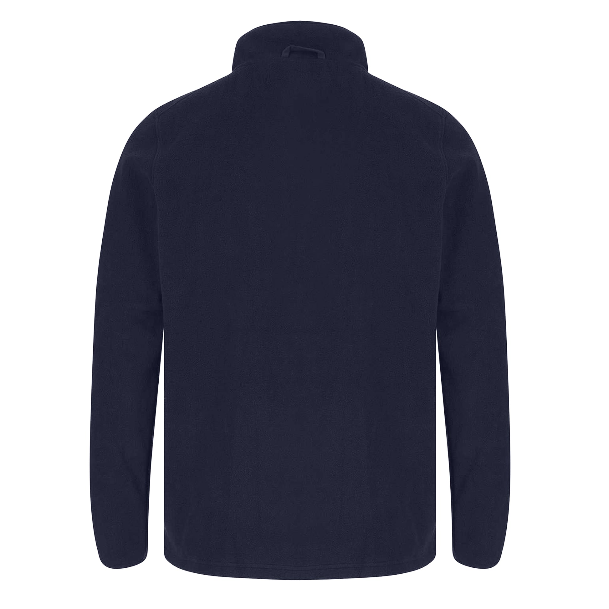 Navy - Back - Henbury Unisex Adult Recycled Polyester Fleece Jacket