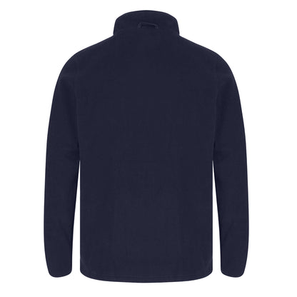 Navy - Back - Henbury Unisex Adult Recycled Polyester Fleece Jacket
