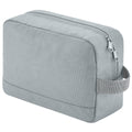Pure Grey - Front - Bagbase Essentials Recycled Toiletry Bag