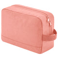 Blush Pink - Front - Bagbase Essentials Recycled Toiletry Bag