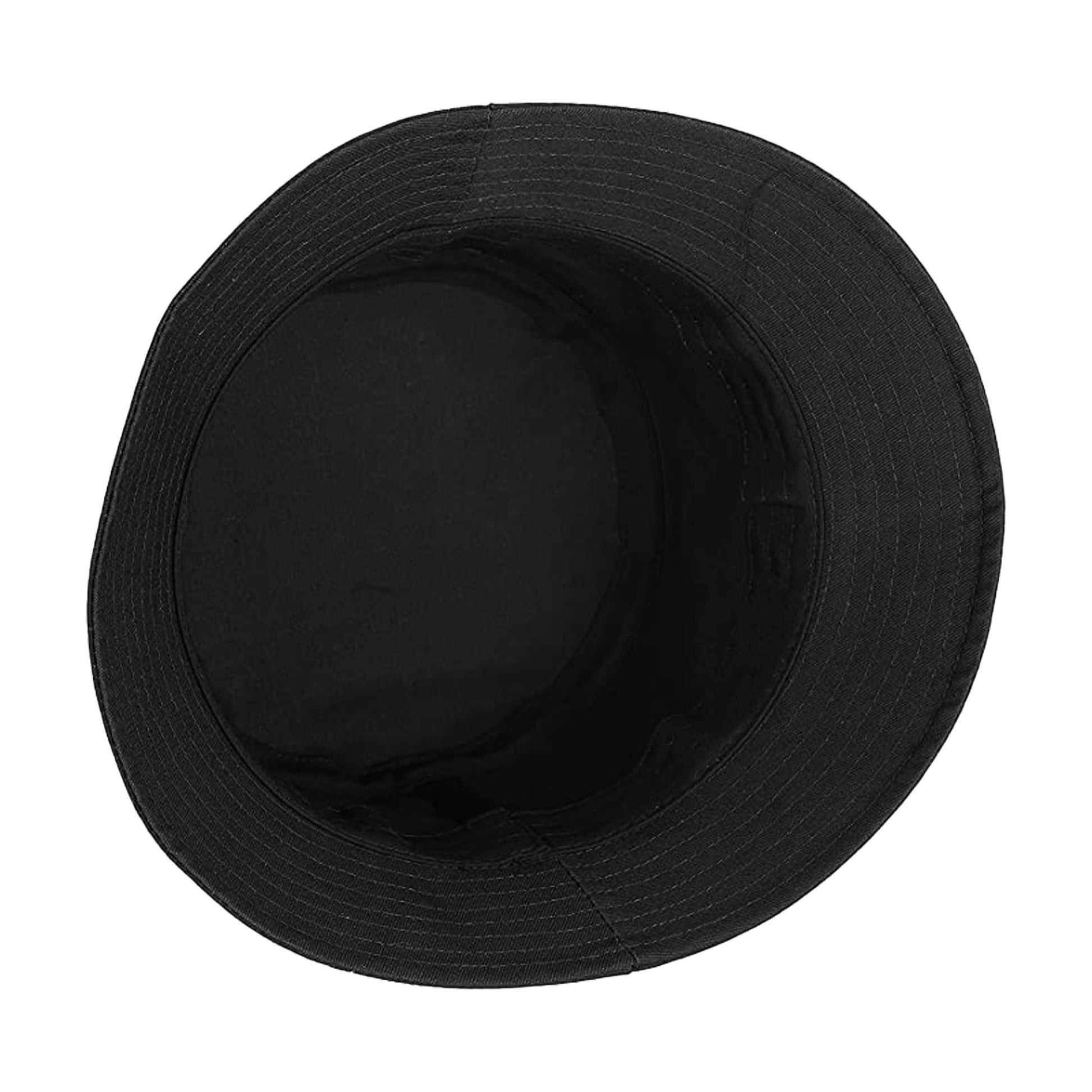 Black - Back - Beechfield Unisex Adult Organic Cotton Bucket Hat