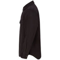 Black - Lifestyle - Front Row Unisex Adult Cotton Drill Overshirt