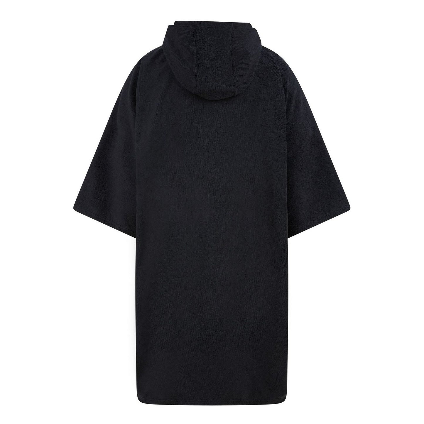 Black - Back - Towel City Unisex Adult Poncho