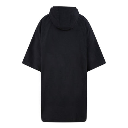 Black - Back - Towel City Unisex Adult Poncho