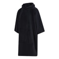 Black - Side - Towel City Unisex Adult Poncho