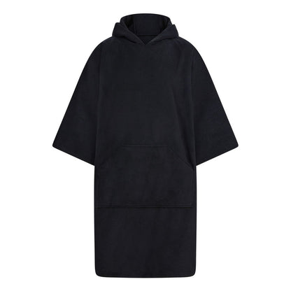 Black - Front - Towel City Unisex Adult Poncho