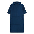 Navy - Front - Towel City Childrens-Kids Poncho