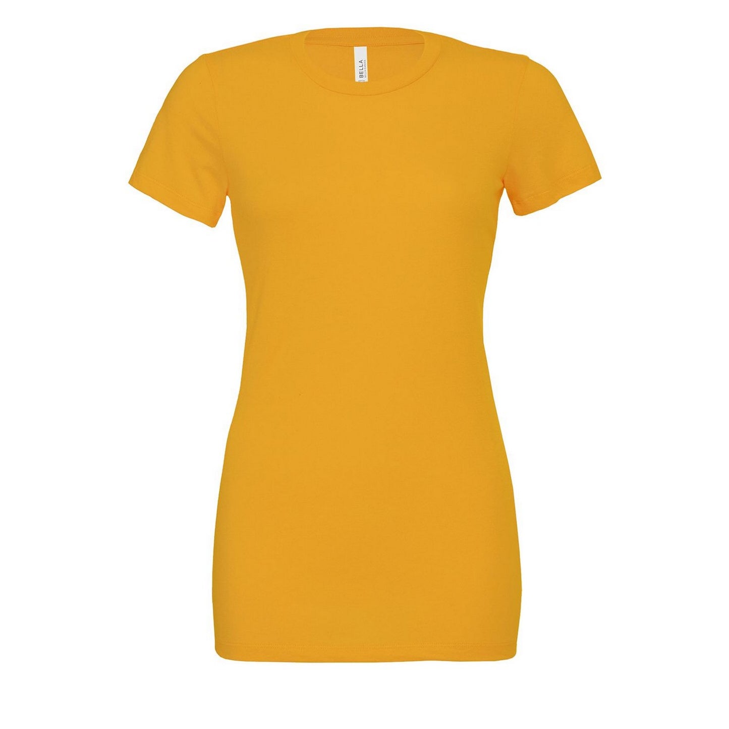 Mustard Yellow - Front - Bella + Canvas Womens-Ladies Jersey Relaxed Fit T-Shirt