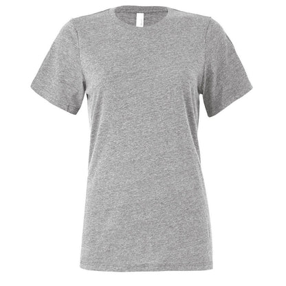 Athletic Grey - Front - Bella + Canvas Womens-Ladies Heather Jersey T-Shirt